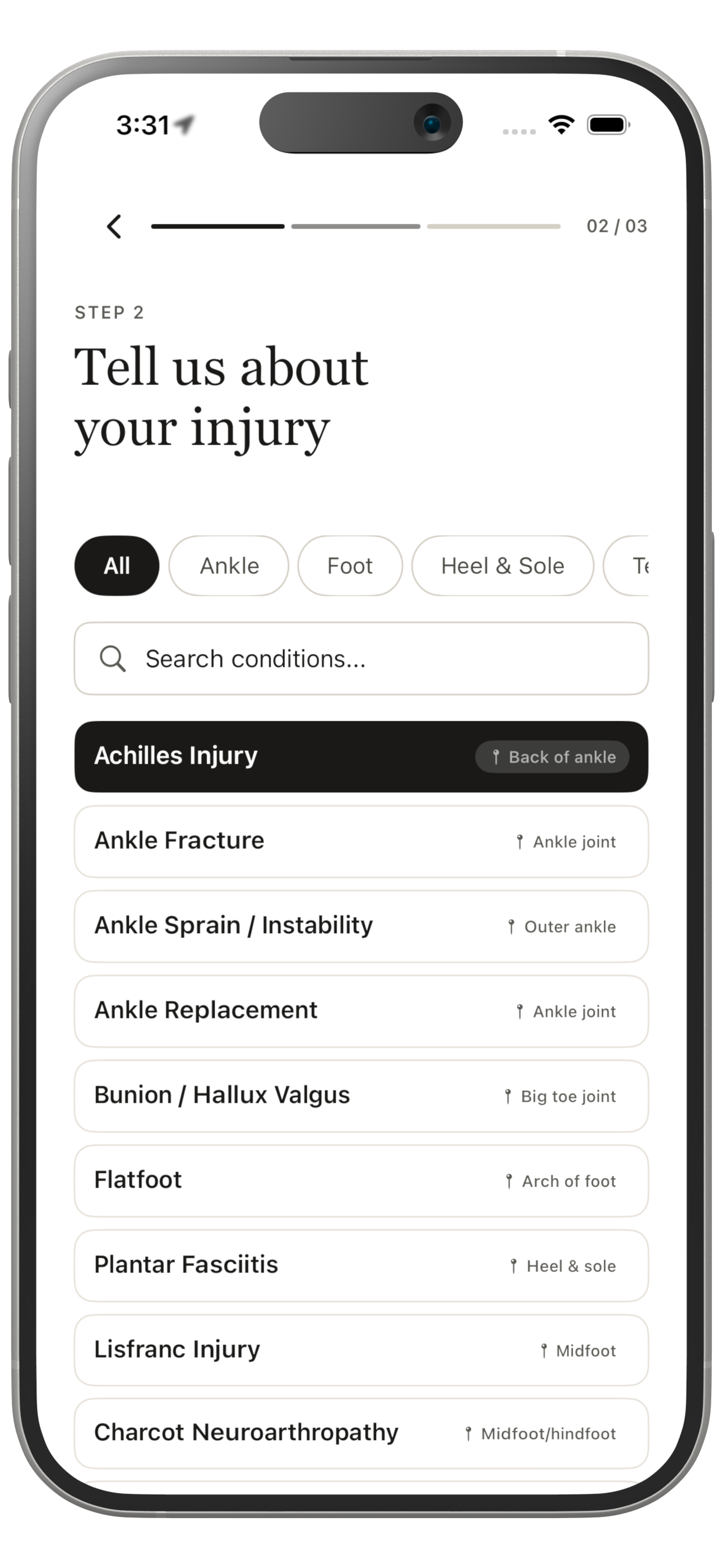 Share your condition